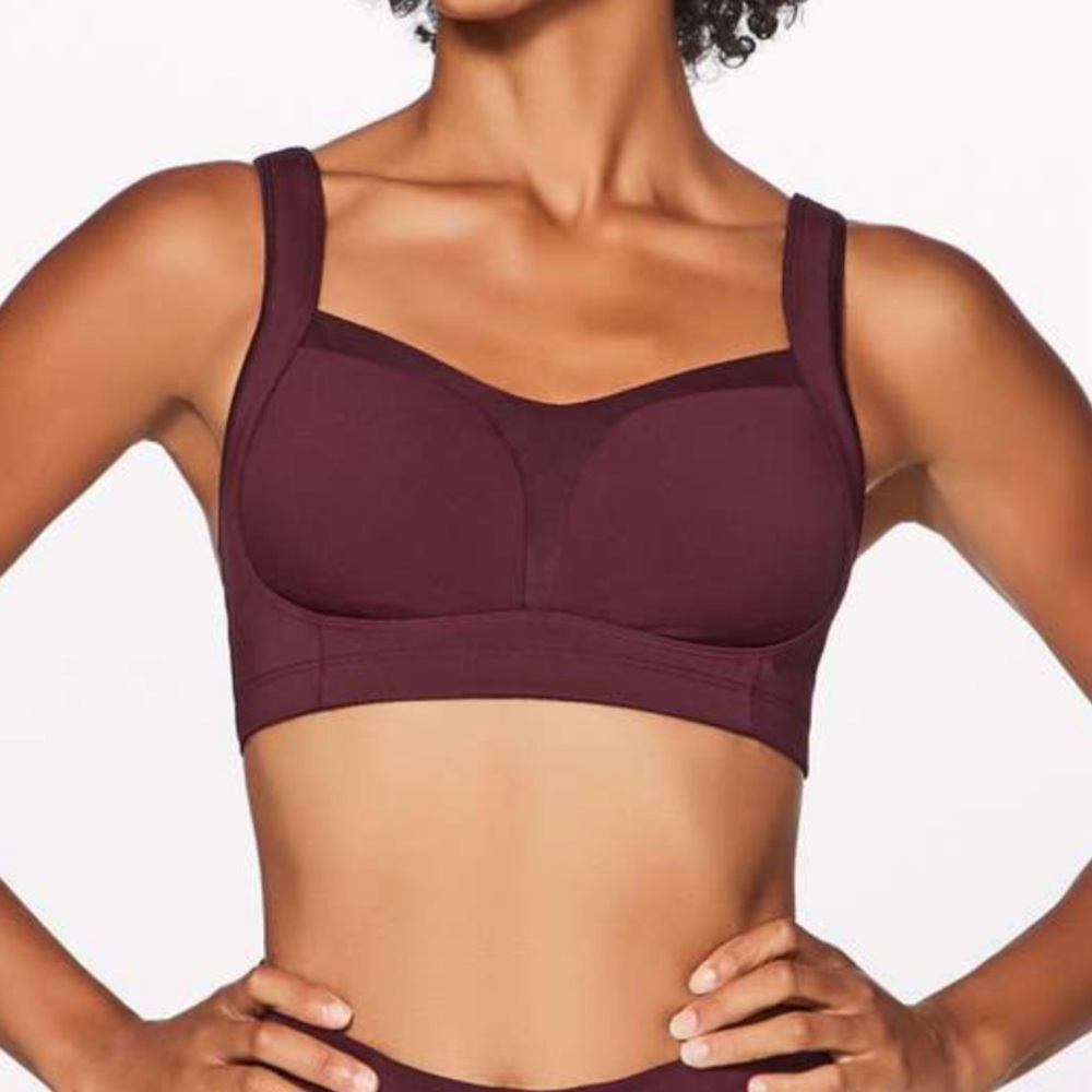 Lululemon Ta Ta Tamer III  Sports Bra - Garnet